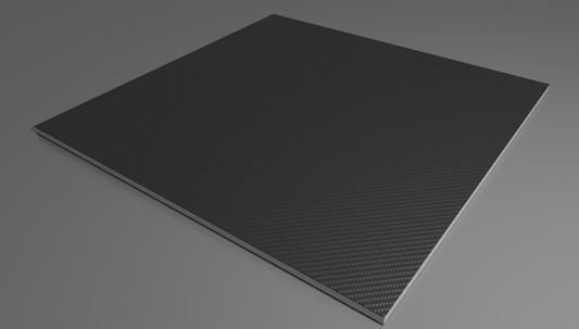 Carbon Fiber - Rohacell Sandwich Panel | 1200x600mm
