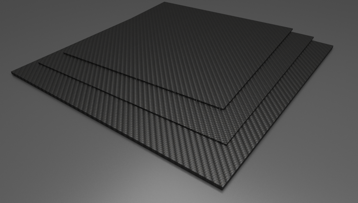 Kohlefaserplatte | Carbon fiber sheet | 1200x600mm