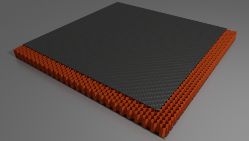 carbon fiber honeycomb panels